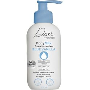 dear hydration body milk 300 ml with coconut oil shea butter argan oil nourishing hydration ski 172.8